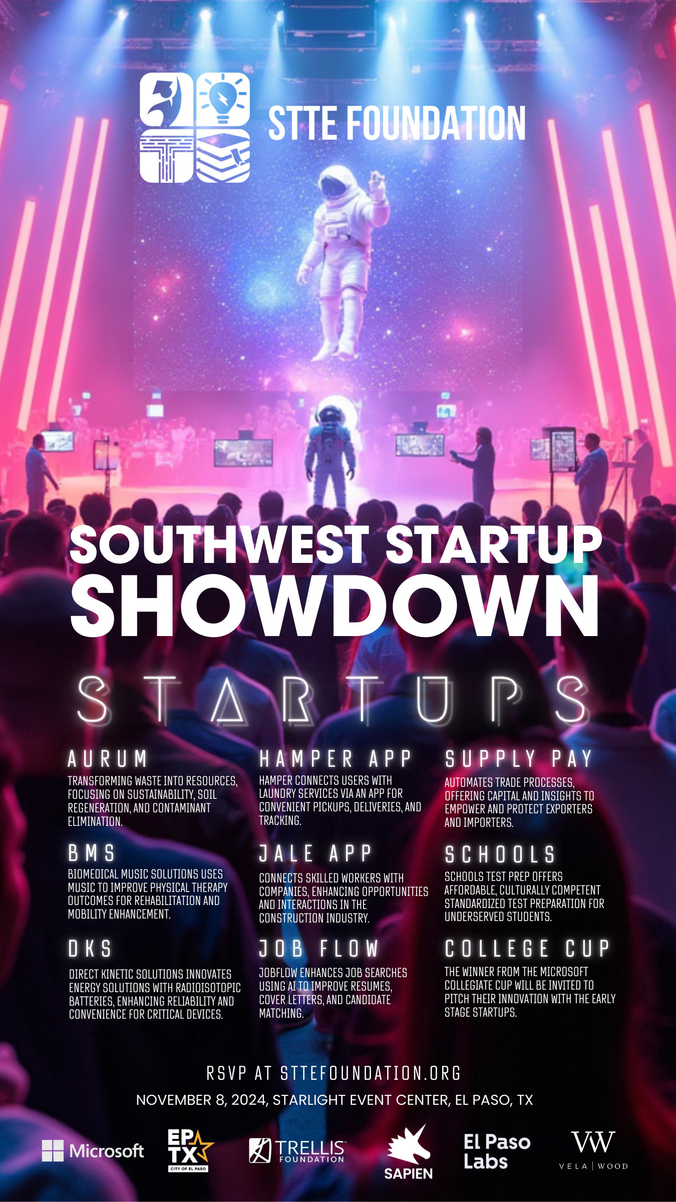 STTE Southwest Startup Showdown